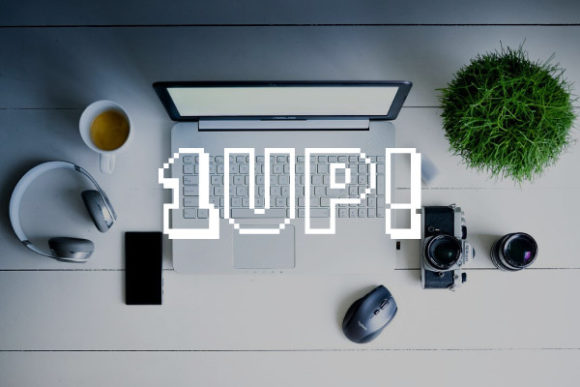 1Up! The Futuristic Display Font for Modern Designs