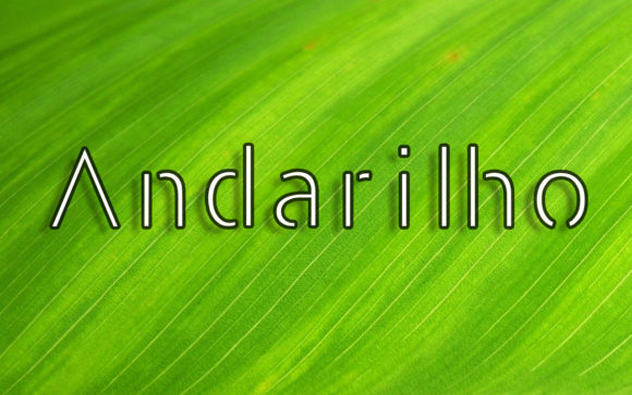 Andarilho: A Cool, Neat, and Thin Lettered Display Font