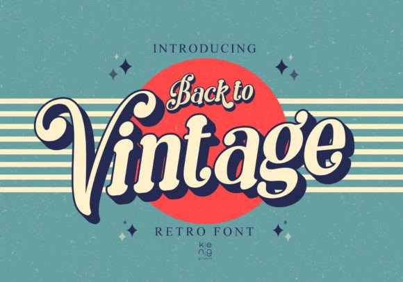 Back to Vintage: A Retro Font for Timeless Designs