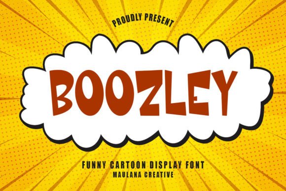 Boozley Cartoon Display Font: A Playful Typeface for Creative Projects