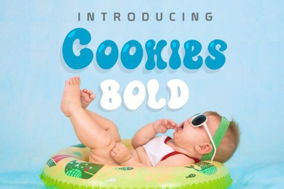 Cookies: A Playful Display Font for Creative Projects