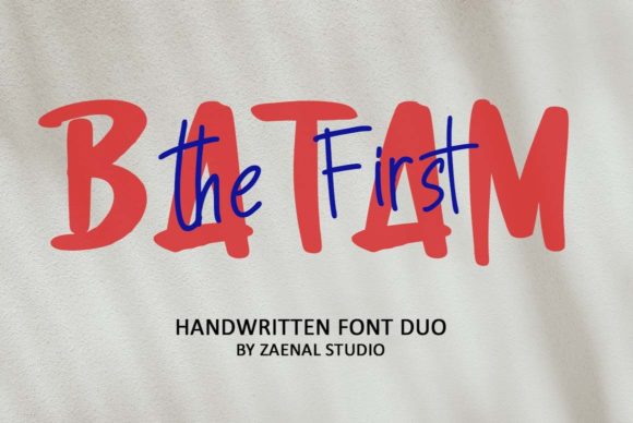 First Batam: A Colorful and Friendly Duo Font