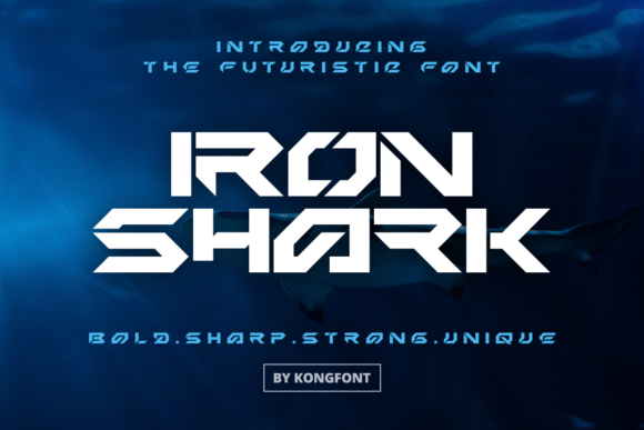 Iron Shark: A Bold, Modern Typeface for Dynamic Designs