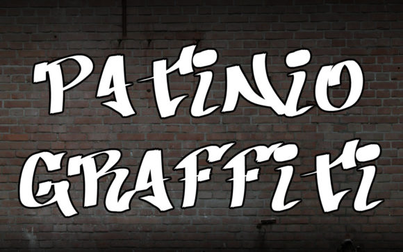 Patinio Graffiti: The Futuristic Display Font for Modern Design