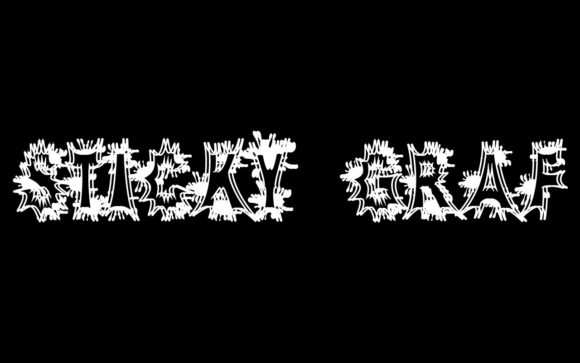 Sticky Graf: A Futuristic Display Font for Bold Designs