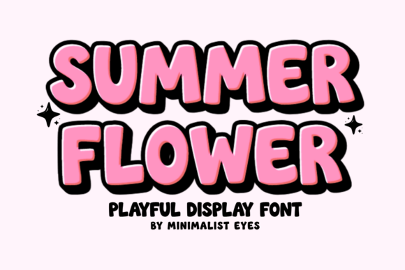 Summer Flower: A Playful Font for Joyful Creations